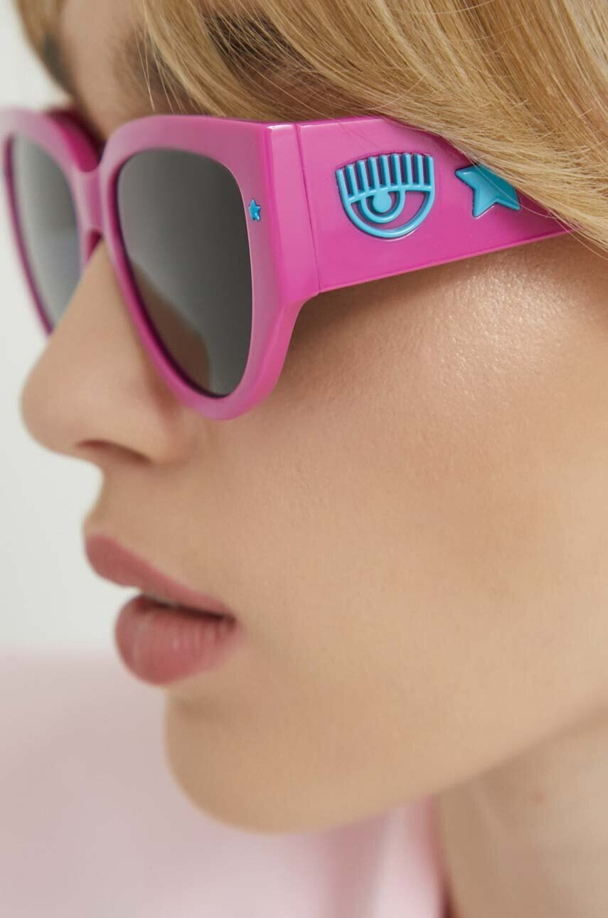 Chiara Ferragni Слънчеви очила в розово - Pepit.bg