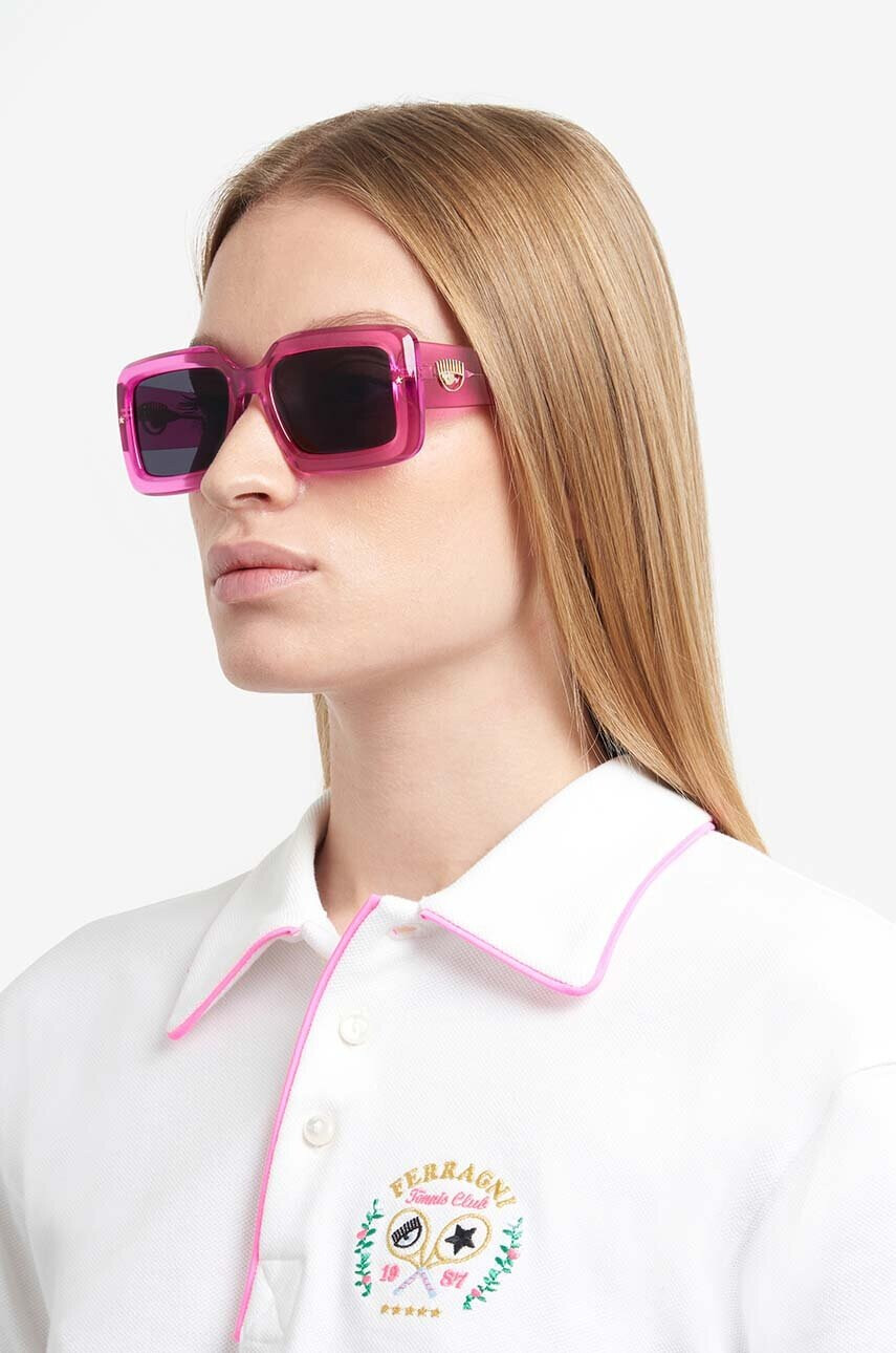 Chiara Ferragni Слънчеви очила в розово - Pepit.bg