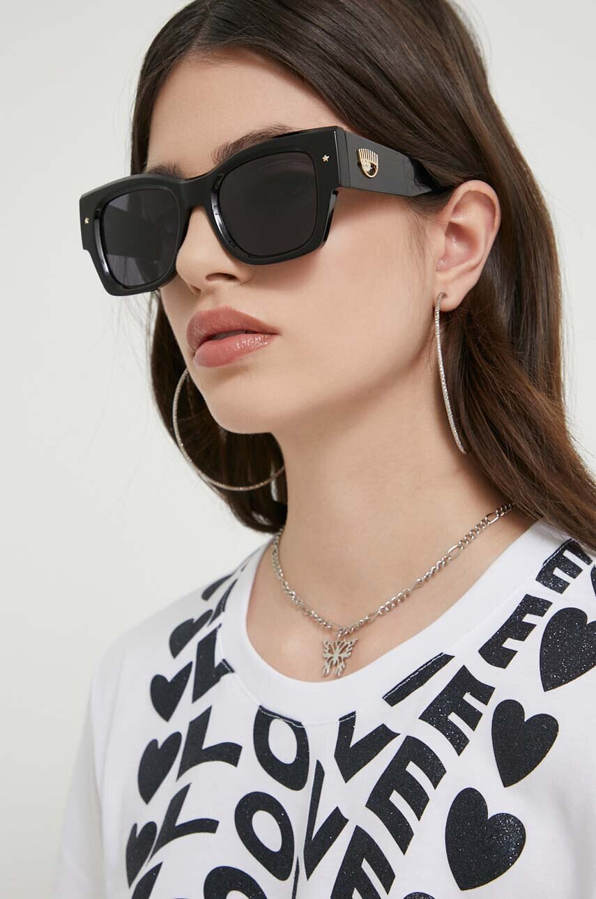 Chiara Ferragni Слънчеви очила 7023/S в черно - Pepit.bg