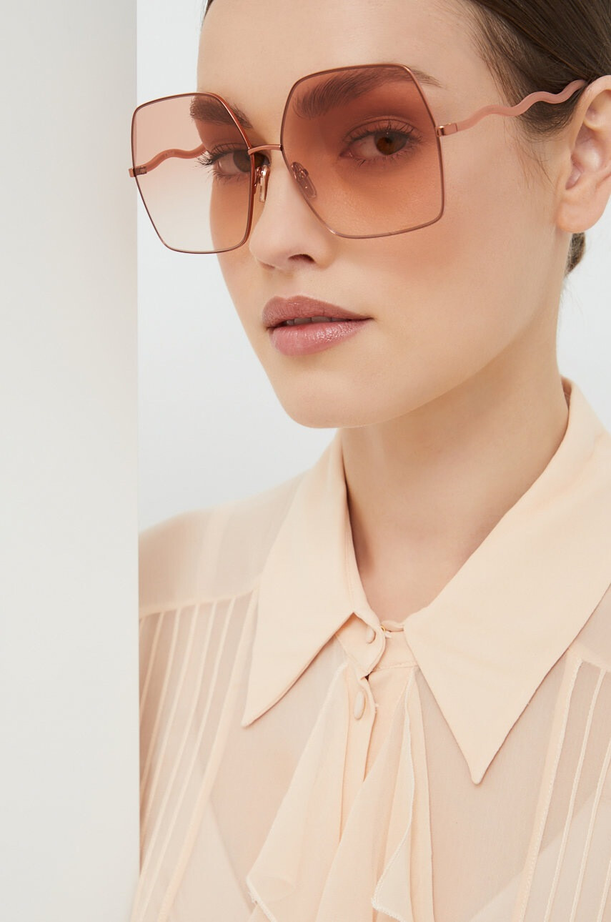 Chloe Слънчеви очила Chloé в розово - Pepit.bg