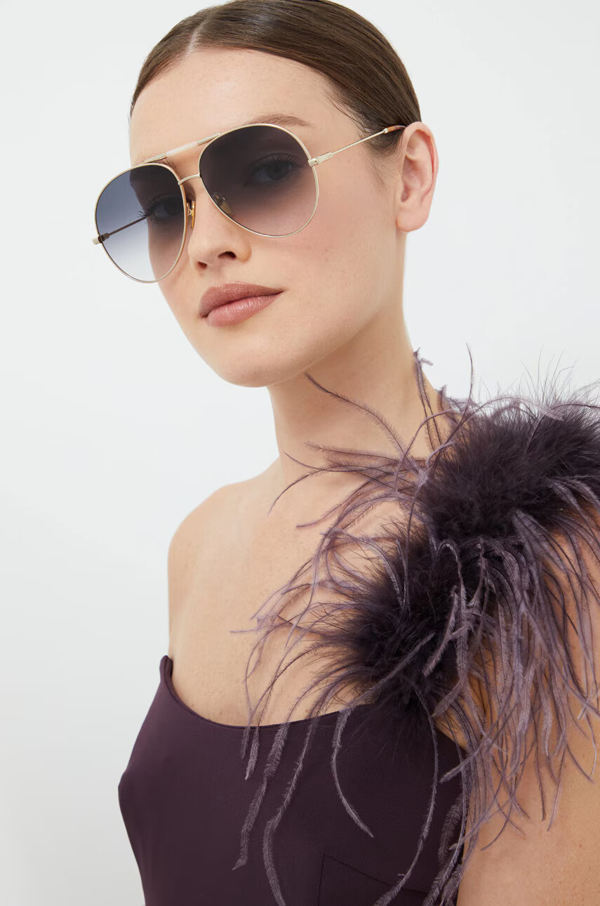 Chloe Слънчеви очила Chloé в златисто - Pepit.bg
