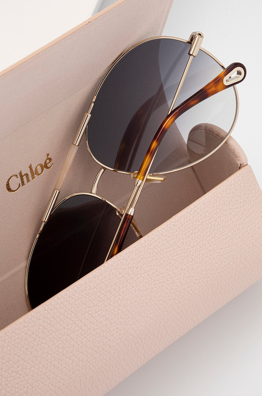 Chloe Слънчеви очила Chloé в златисто - Pepit.bg