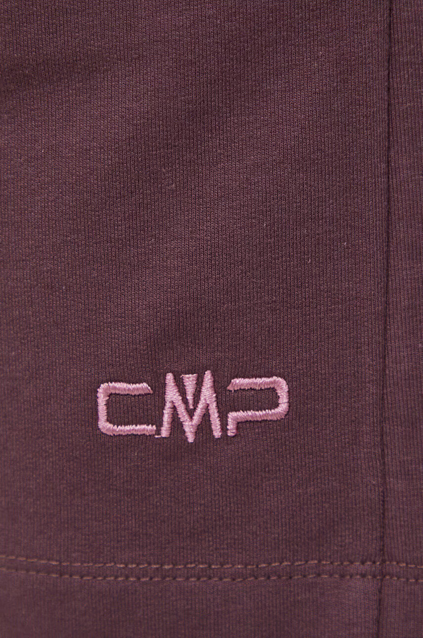 CMP Къс панталон в лилаво с изчистен дизайн с висока талия - Pepit.bg