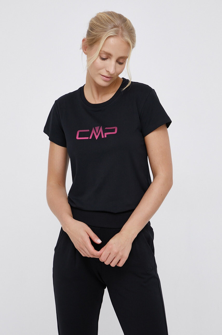 CMP Тениска дамска в черно - Pepit.bg
