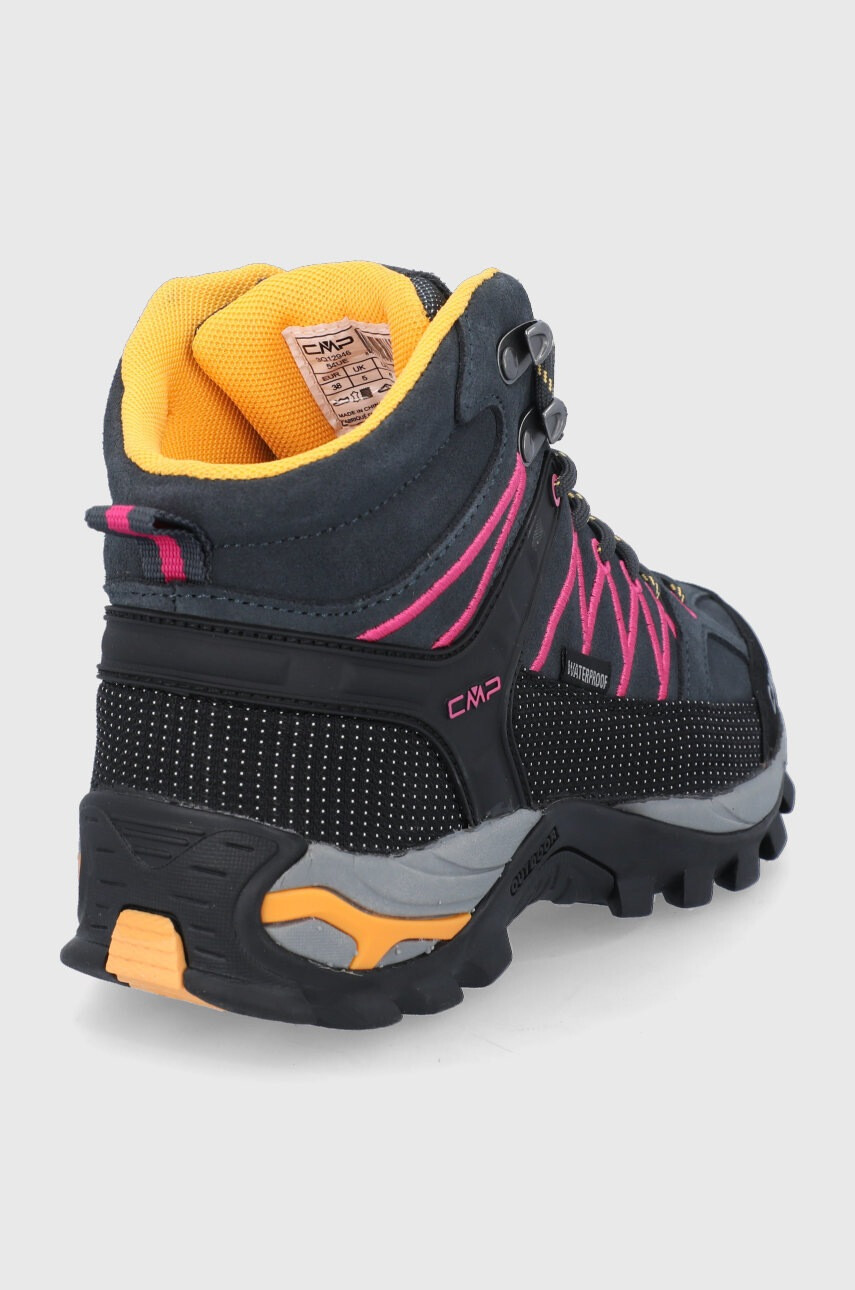 CMP Велурени обувки Rigel Mid Trekking Shoe дамски в тъмносиньо - Pepit.bg
