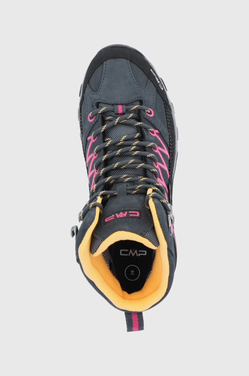 CMP Велурени обувки Rigel Mid Trekking Shoe дамски в тъмносиньо - Pepit.bg