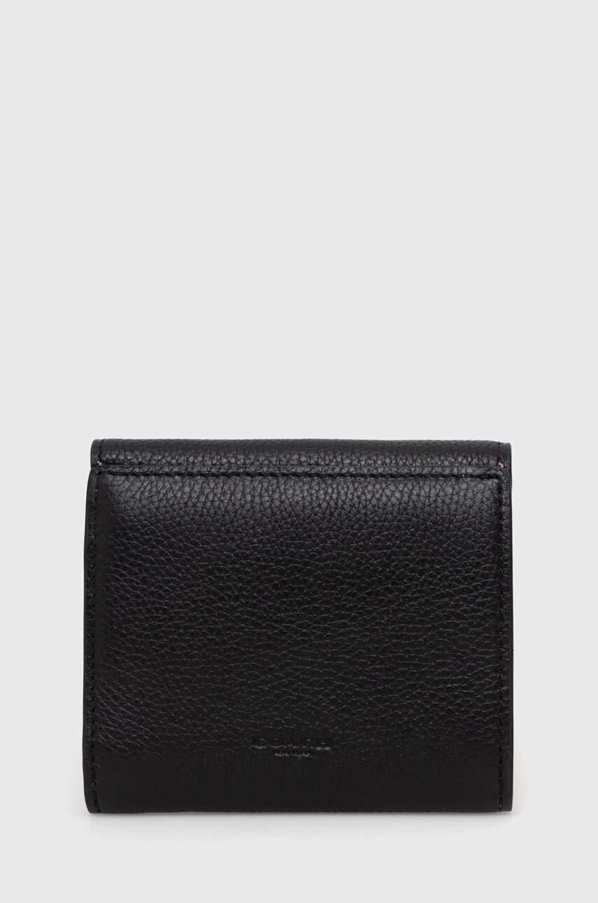 Coach Кожен портфейл дамски в черно - Pepit.bg