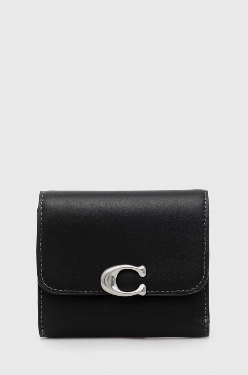 Coach Кожен портфейл дамски в черно - Pepit.bg