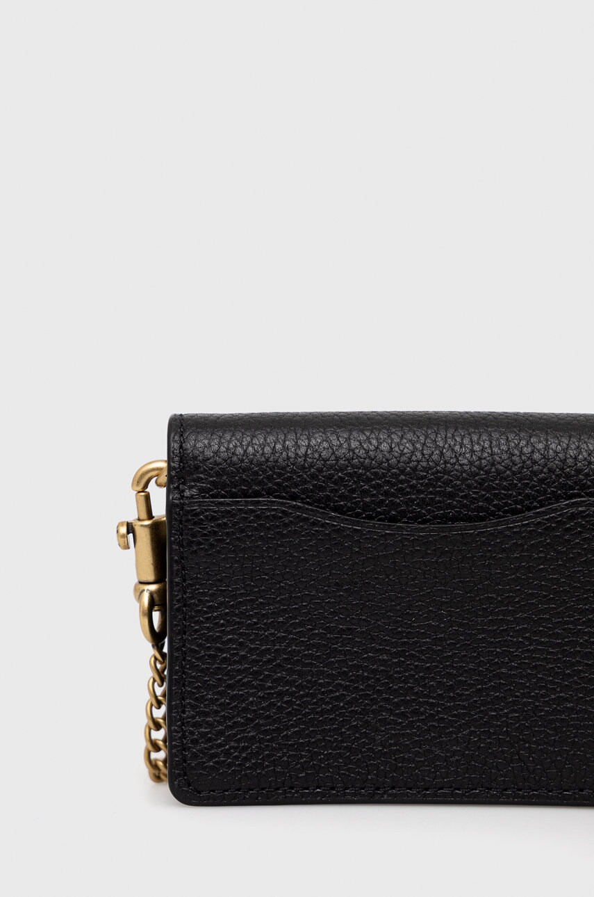 Coach Кожен портфейл в черно - Pepit.bg