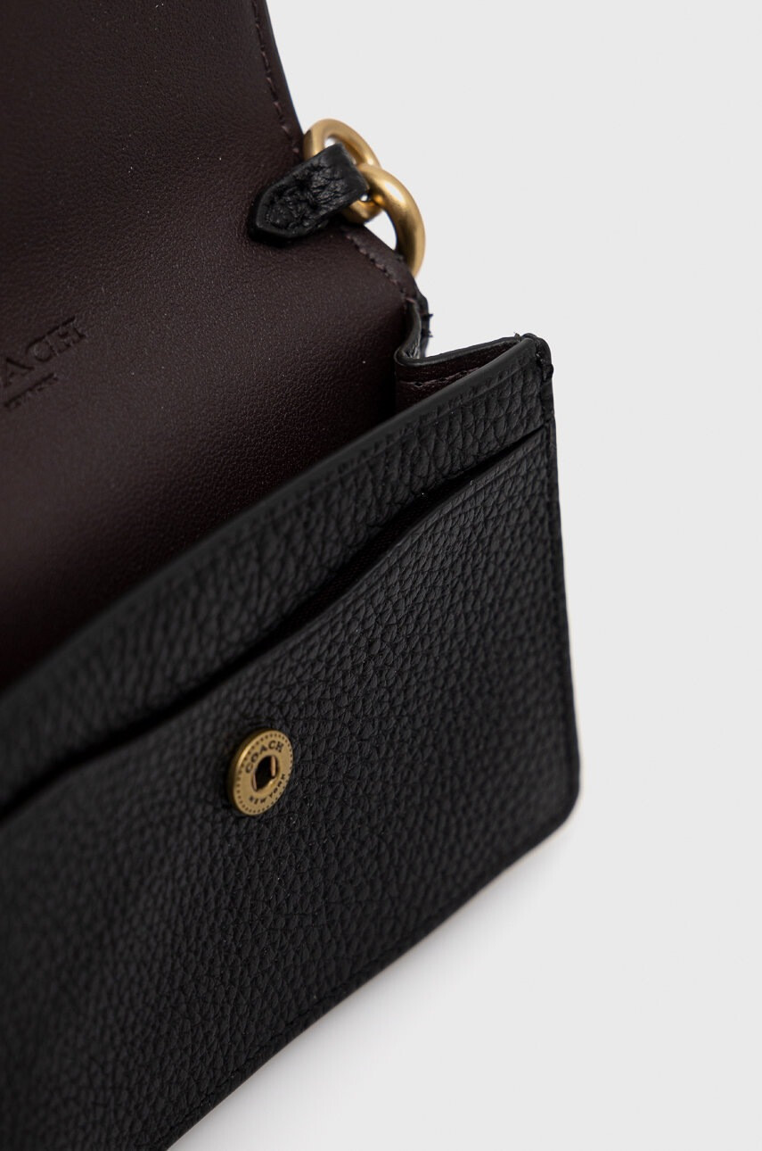 Coach Кожен портфейл в черно - Pepit.bg