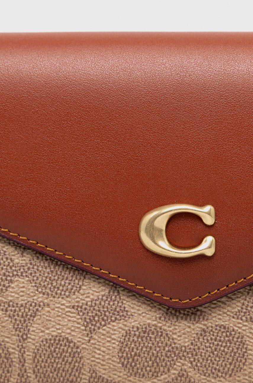 Coach Кожена чанта Wyn Crossbody в кафяво - Pepit.bg