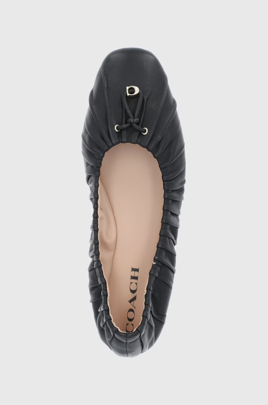 Coach Кожени балеринки Eleanor в черно C6755 - Pepit.bg