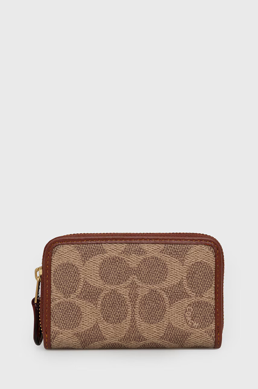 Coach Портфейл дамски в кафяво - Pepit.bg