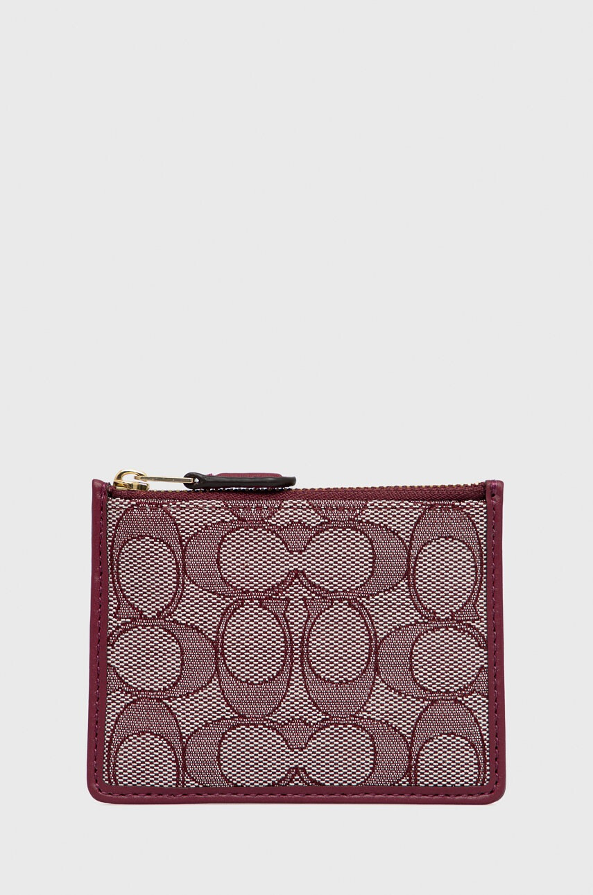 Coach Портфейл дамски в черно - Pepit.bg
