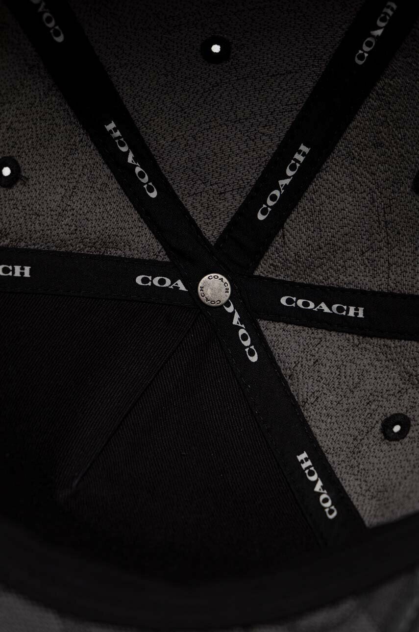 Coach Шапка с козирка в сиво с десен - Pepit.bg