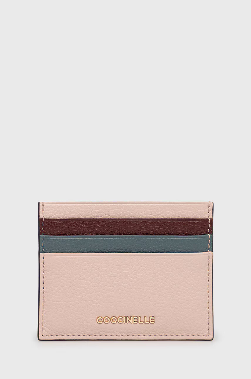 Coccinelle Кожен калъф за карти Metallic - Pepit.bg