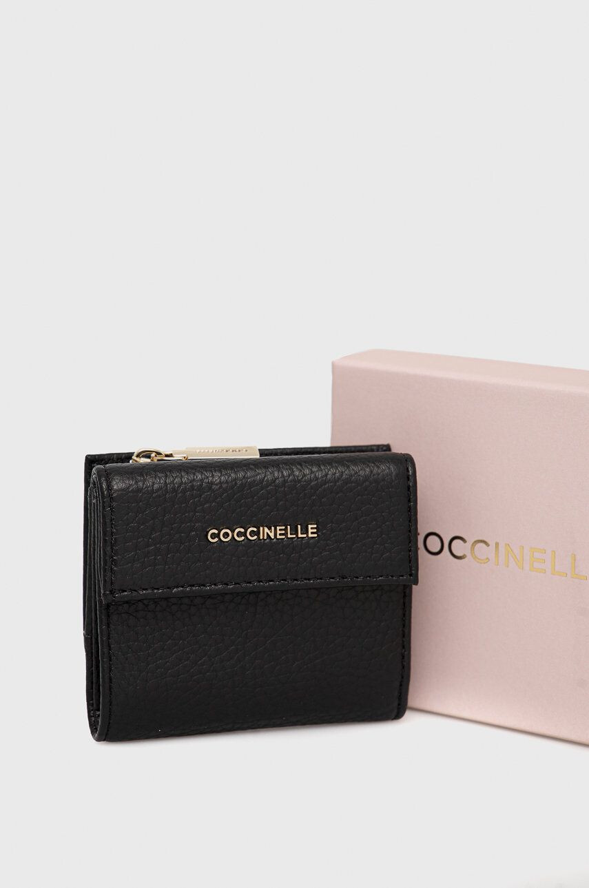 Coccinelle Кожен портфейл дамски в черно - Pepit.bg