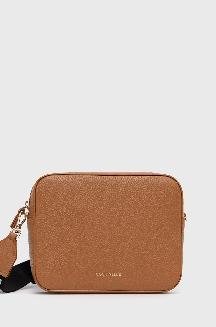 Coccinelle Кожена чанта Lv3 Mini Bag - Pepit.bg