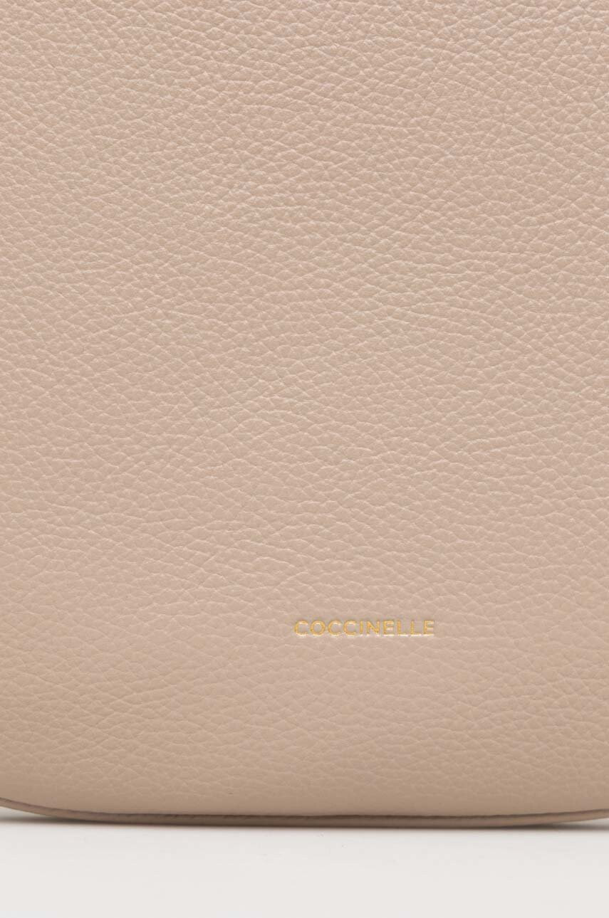 Coccinelle Кожена чанта NE0 priscilla в бежово - Pepit.bg