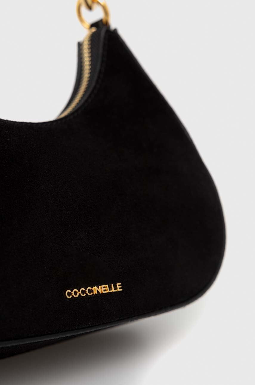 Coccinelle Велурена чанта NPG Carrie Chain - Pepit.bg