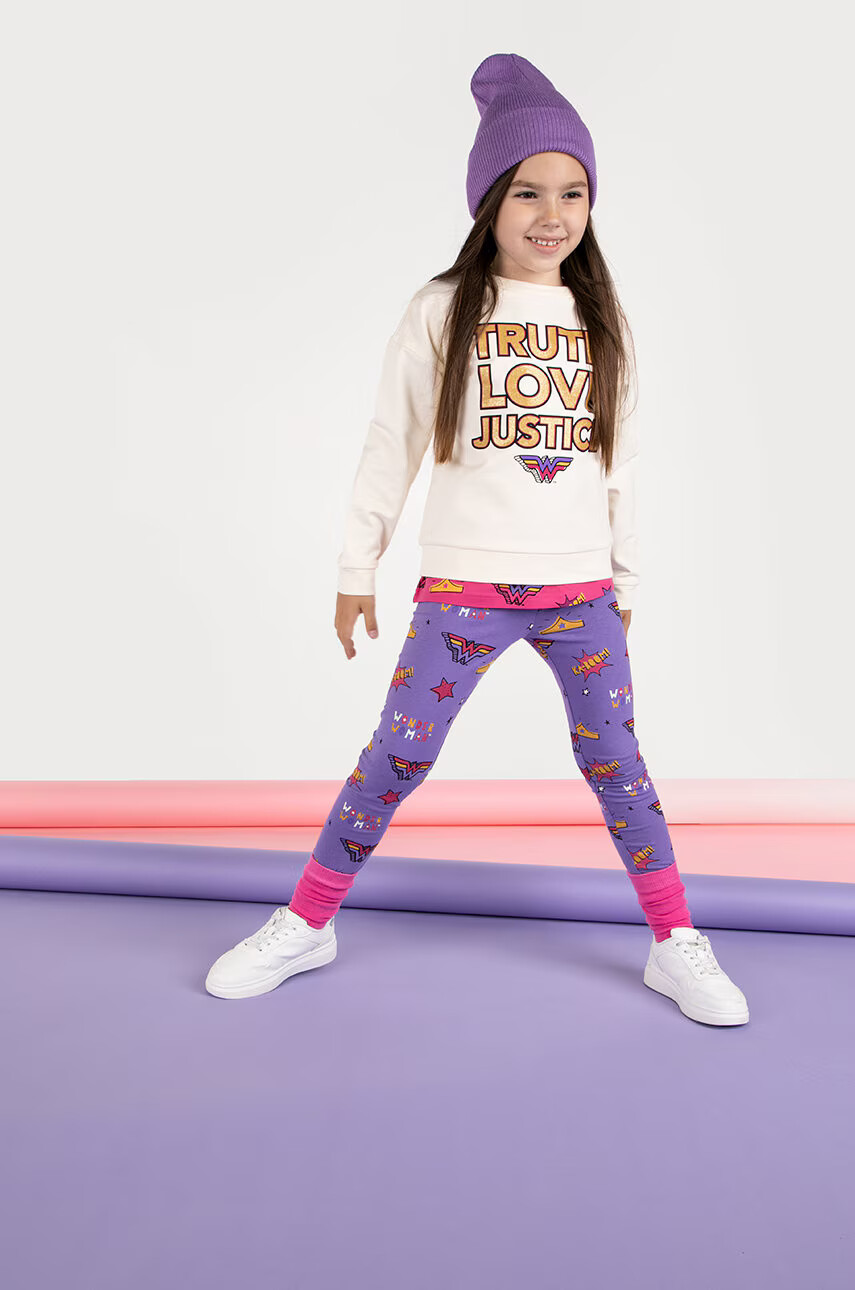 Coccodrillo Детски суичър в бежово с принт - Pepit.bg
