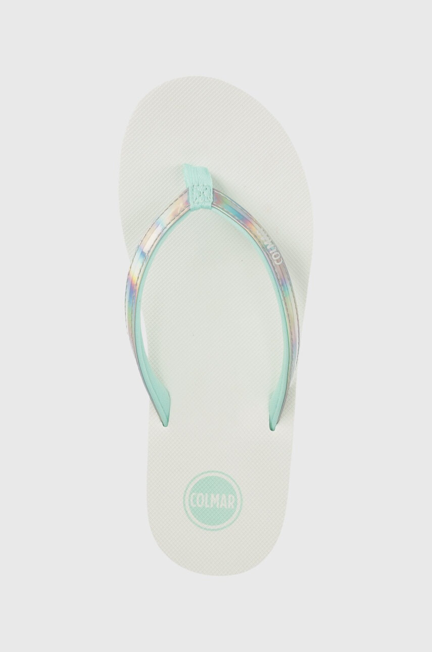 Colmar Джапанки White-sea Green с равна подметка - Pepit.bg