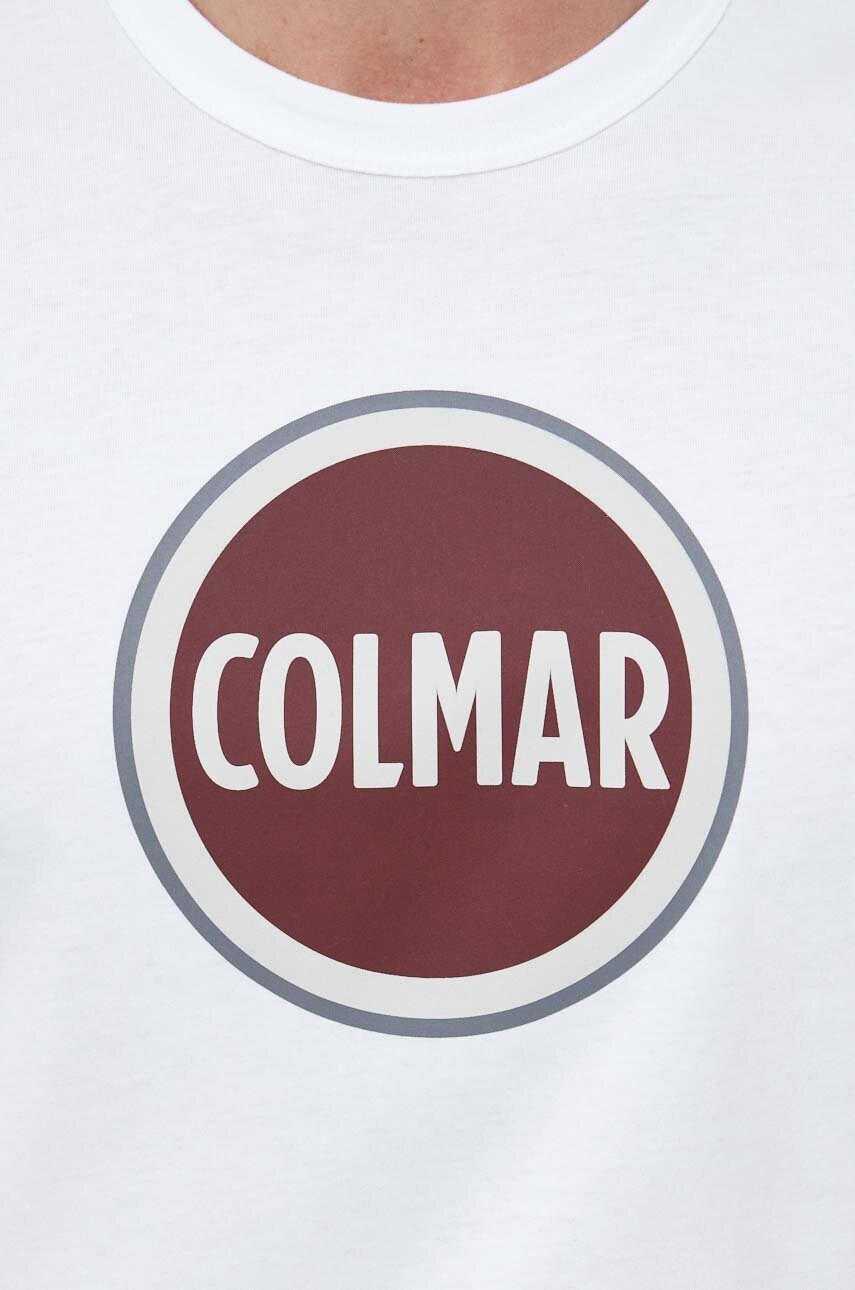 Colmar Памучна тениска в бяло с принт - Pepit.bg