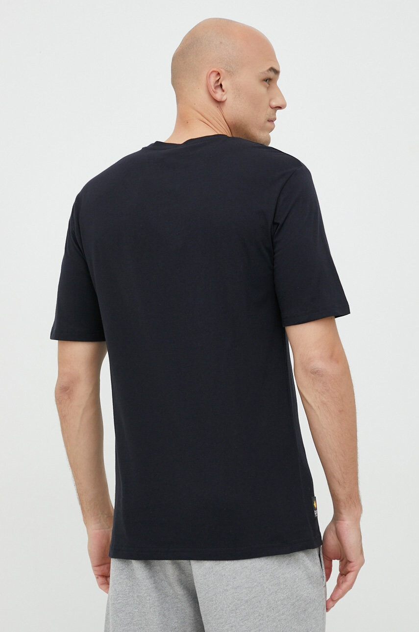 Colourwear Памучна тениска в черно с принт - Pepit.bg
