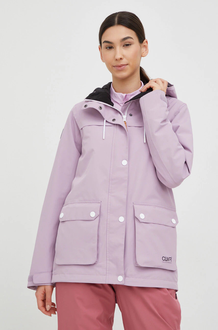 Colourwear Ски яке Ida в лилаво - Pepit.bg