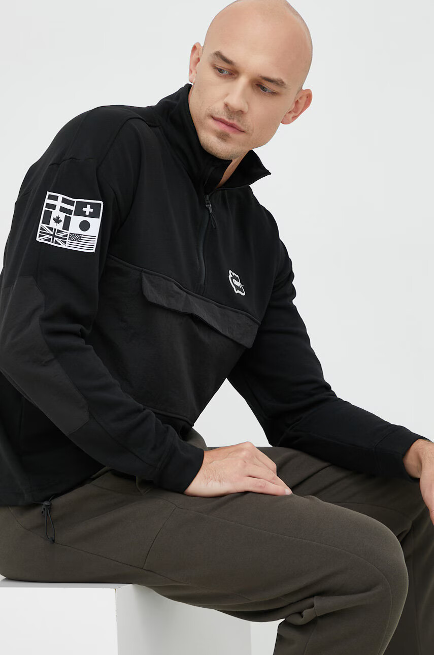Colourwear Суичър в черно с апликация - Pepit.bg