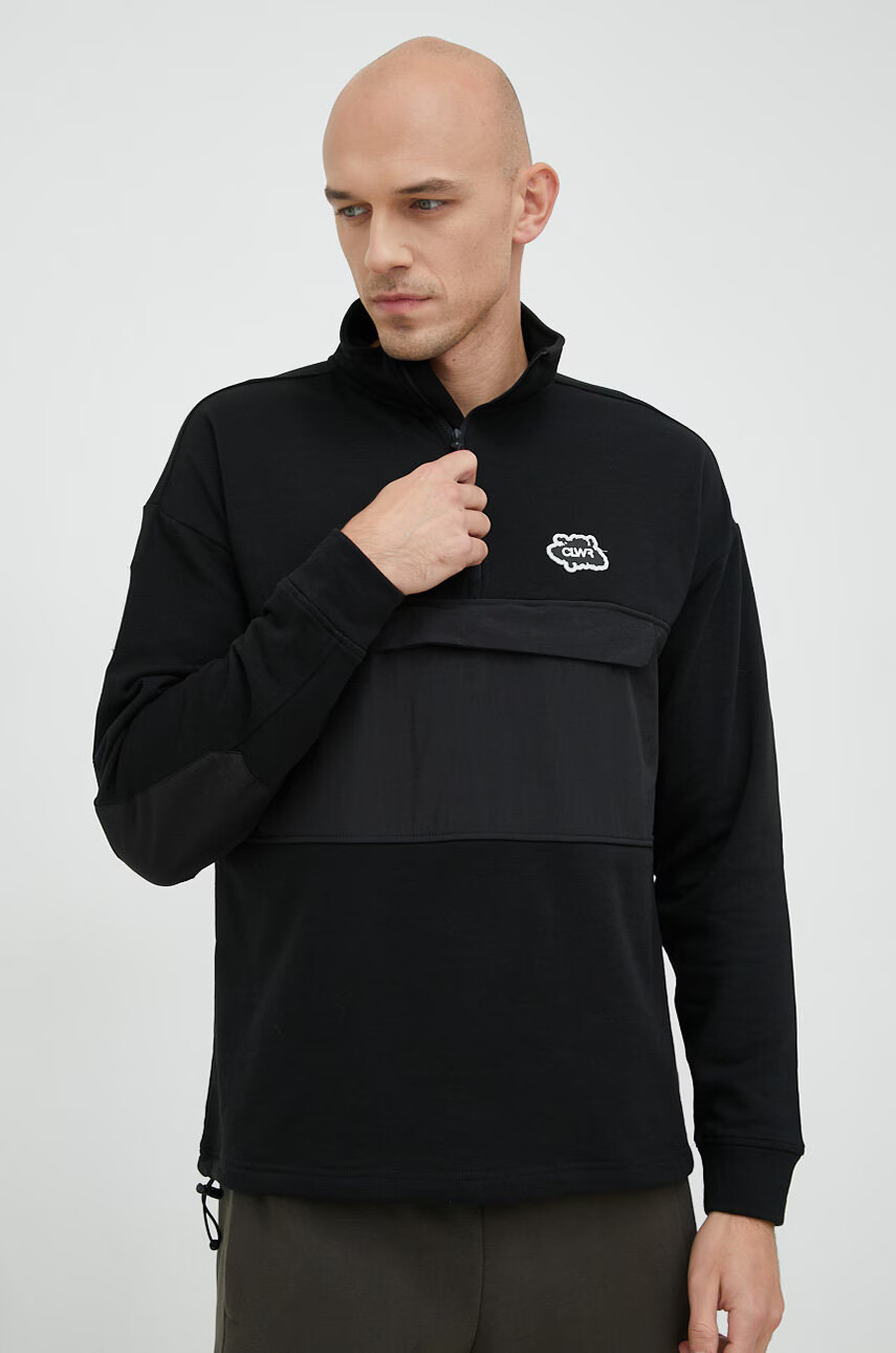 Colourwear Суичър в черно с апликация - Pepit.bg
