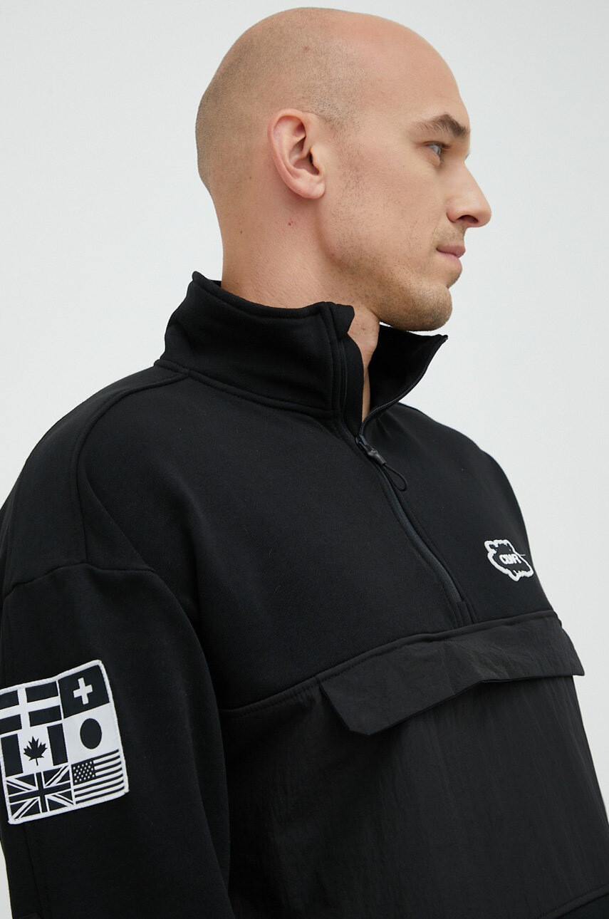 Colourwear Суичър в черно с апликация - Pepit.bg