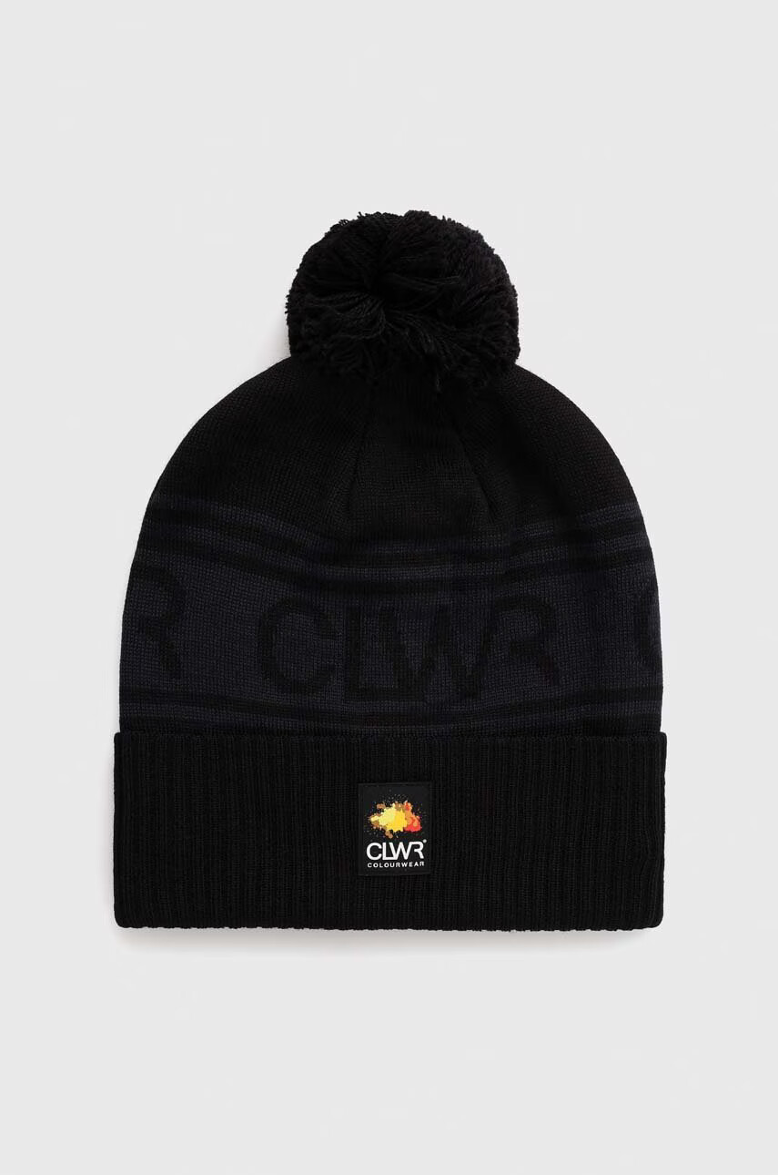 Colourwear Вълнена шапка в черно от вълна - Pepit.bg