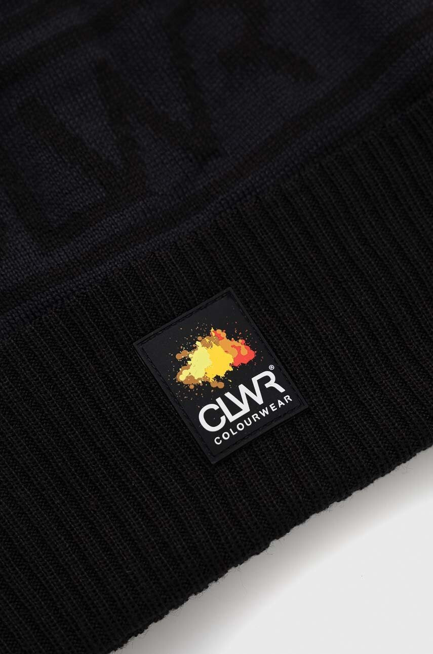 Colourwear Вълнена шапка в черно от вълна - Pepit.bg