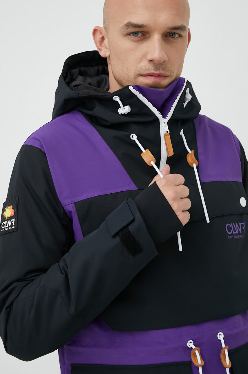Colourwear Яке за сноуборд Essential в лилаво - Pepit.bg