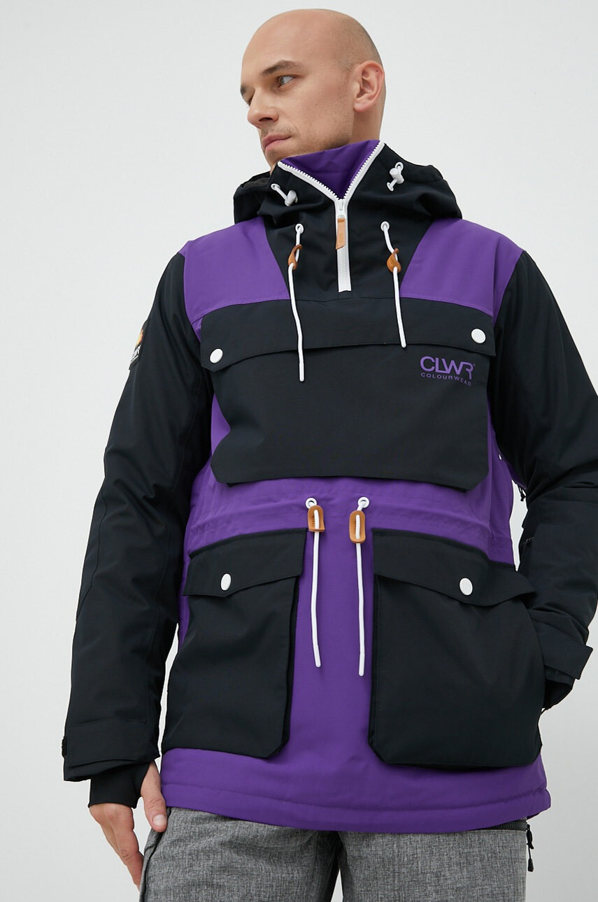 Colourwear Яке за сноуборд Essential в лилаво - Pepit.bg