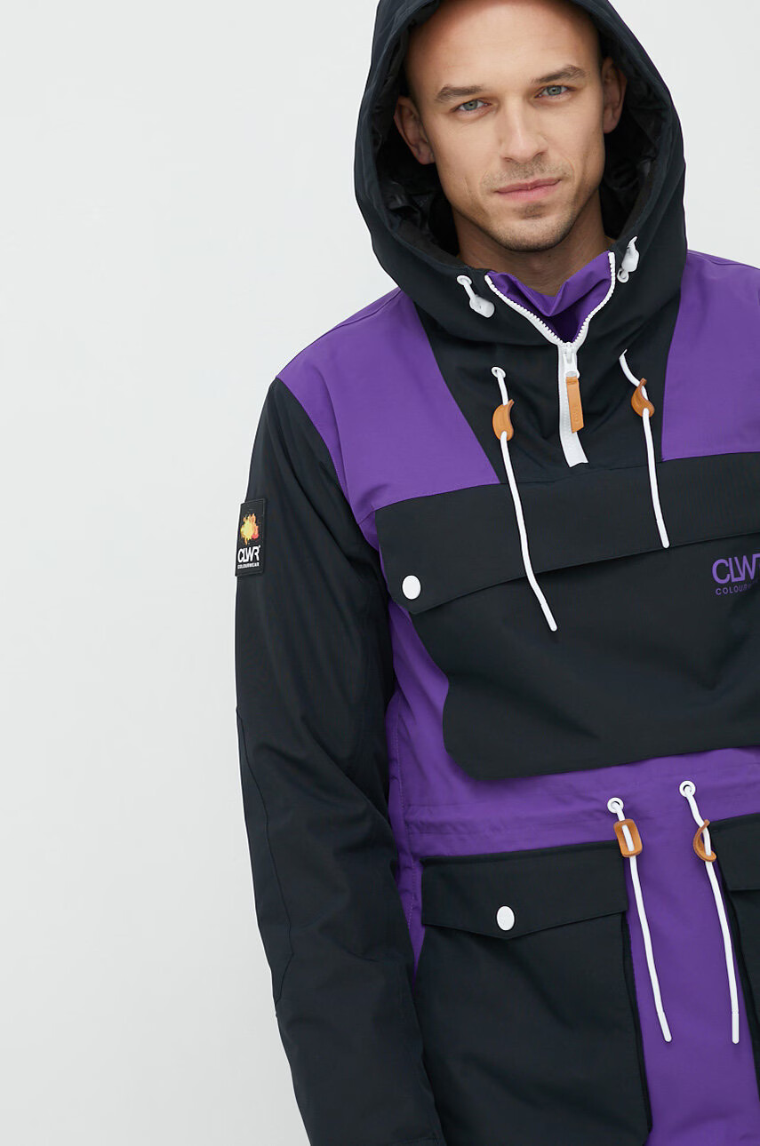 Colourwear Яке за сноуборд Essential в лилаво - Pepit.bg