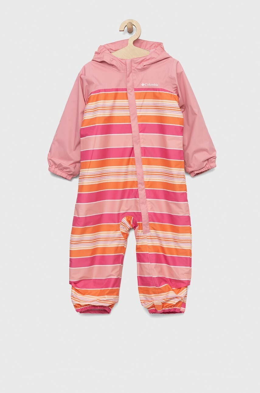 Columbia Бебешки гащеризон Critter Jitters II Rain Suit в розово - Pepit.bg