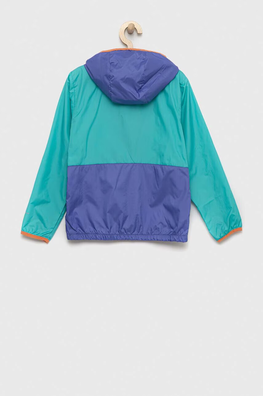Columbia Детско яке Back Bowl Hooded Windbreaker в зелено - Pepit.bg