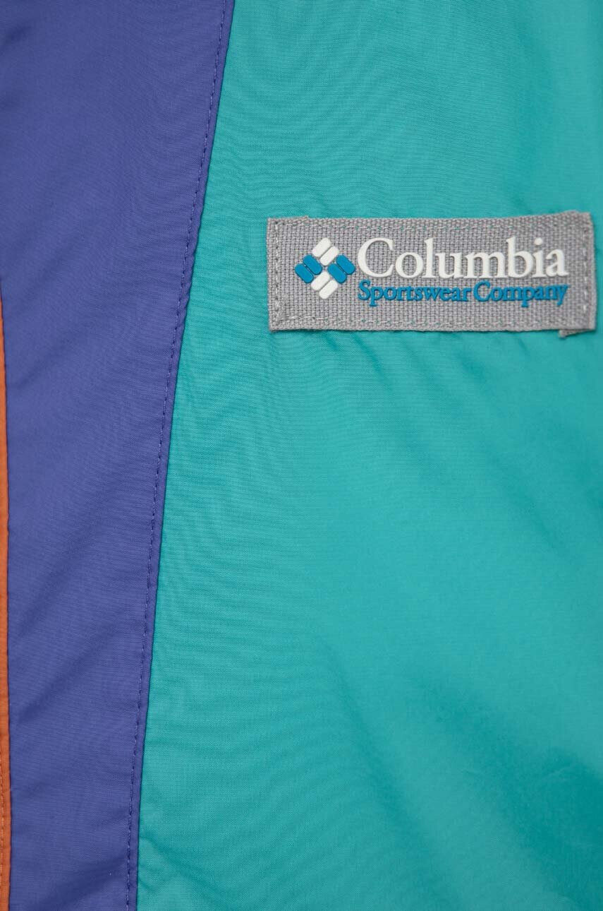 Columbia Детско яке Back Bowl Hooded Windbreaker в зелено - Pepit.bg