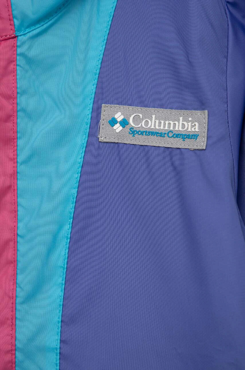 Columbia Детско яке Back Bowl Hooded Windbreaker в лилаво - Pepit.bg