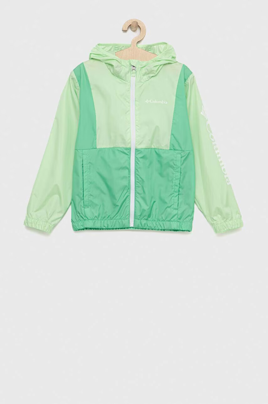 Columbia Детско яке Lily Basin Jacket в зелено - Pepit.bg