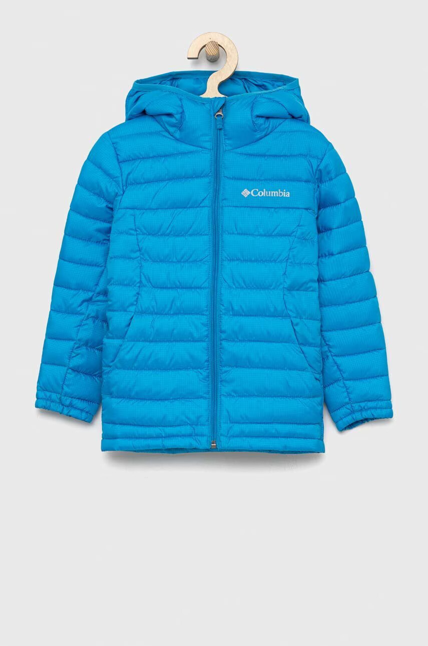 Columbia Детско яке Silver Falls Hooded Jacket в синьо - Pepit.bg