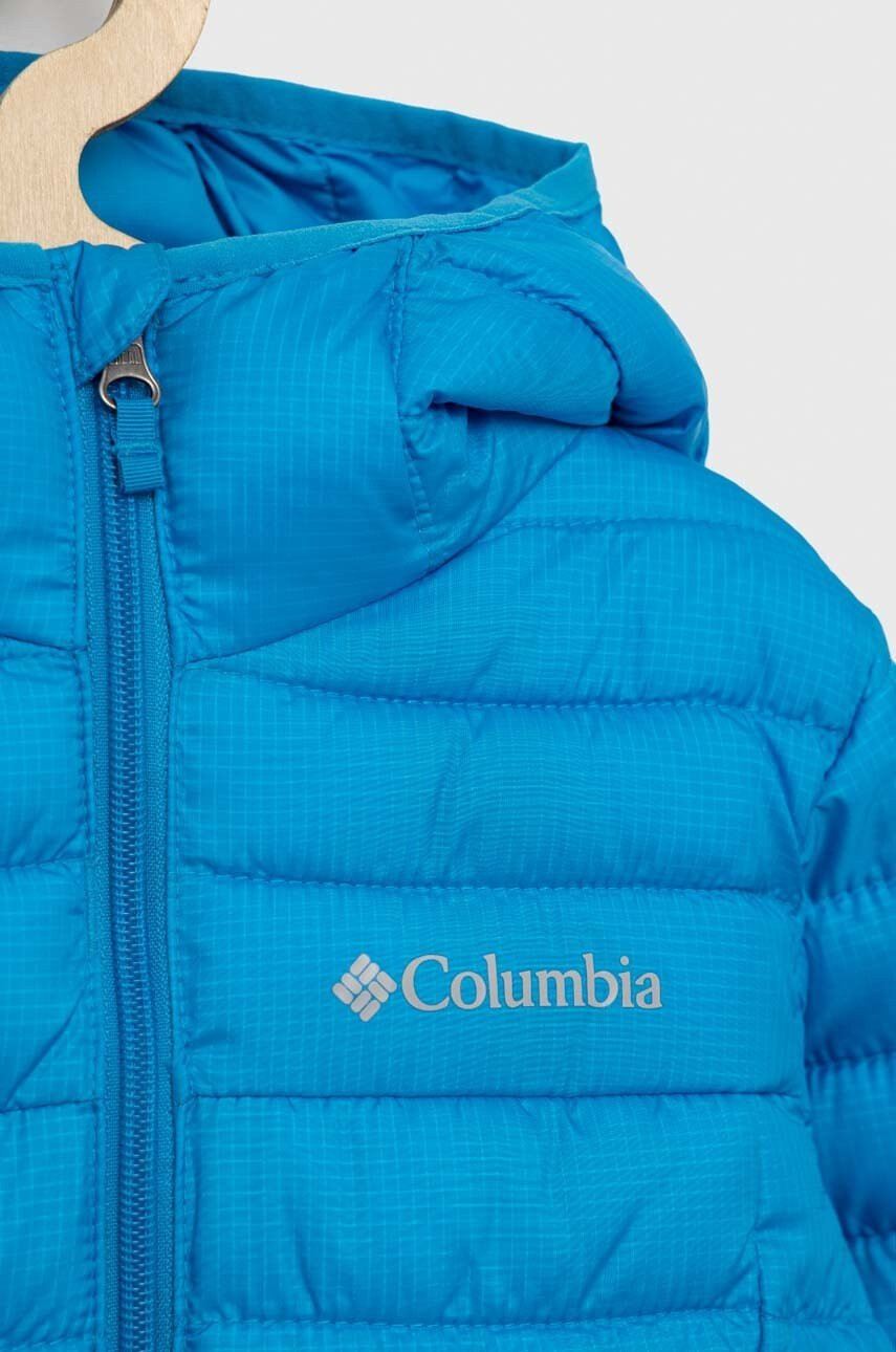 Columbia Детско яке Silver Falls Hooded Jacket в синьо - Pepit.bg