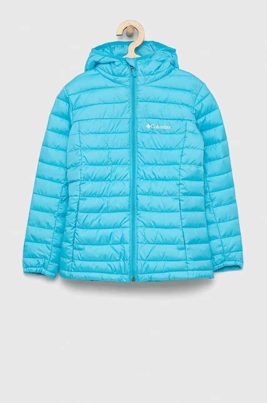 Columbia Детско яке Silver Falls Hooded Jacket в синьо - Pepit.bg
