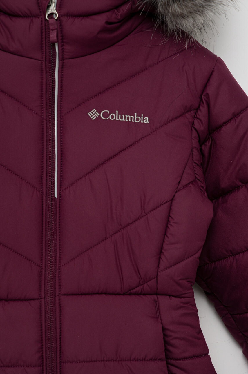 Columbia Детско яке в лилаво - Pepit.bg