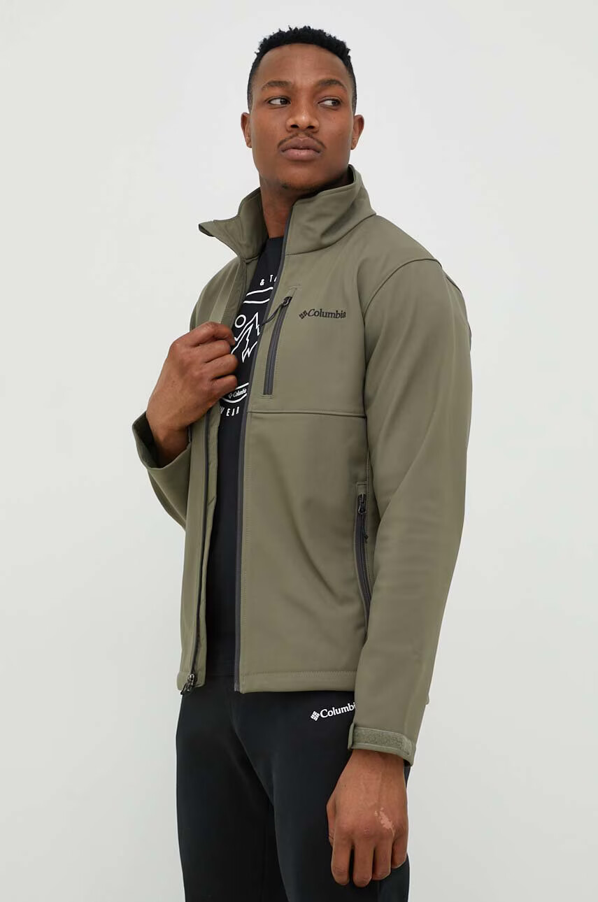 Columbia Яке за спортове на открито Ascender Softshell в зелено - Pepit.bg