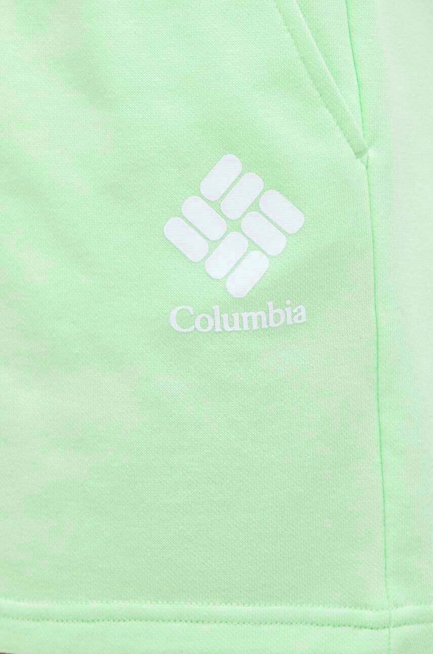 Columbia Къс панталон в зелено с принт с висока талия - Pepit.bg