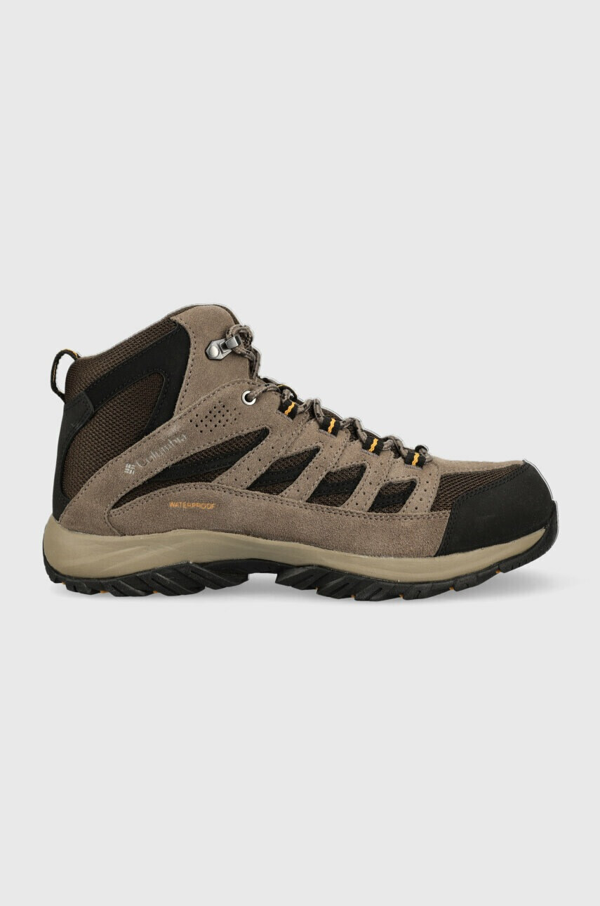 Columbia Обувки Crestwood Mid Waterproof в кафяво - Pepit.bg