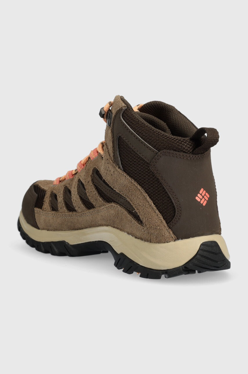 Columbia Обувки Crestwood Mid Waterproof в кафяво - Pepit.bg